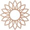 Ekena Millwork Daisy Wood Fretwork Pierced Ceiling Medallion, Cherry, 24"OD x 8 3/8"ID x 1/4"T CMWP24X24X0250DACH - alternate 4